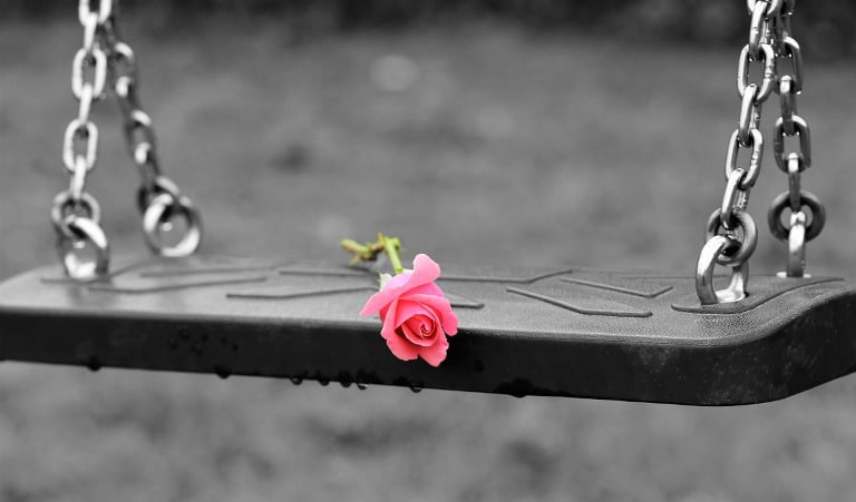 Banco de productos 1 banco con rosa - Te lo presto - Te lo presto